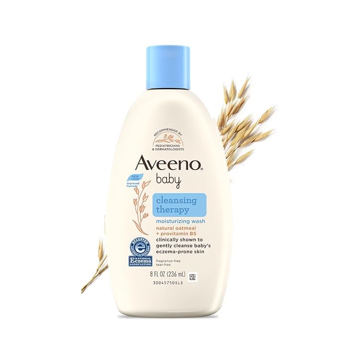 Aveeno Baby Cleansing Therapy Moisturising Wash for Sensitive Skin - 236ML