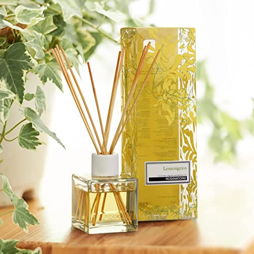 Rosemoore Lemongrass Scented Reed Diffuser & Refill Oil Combo