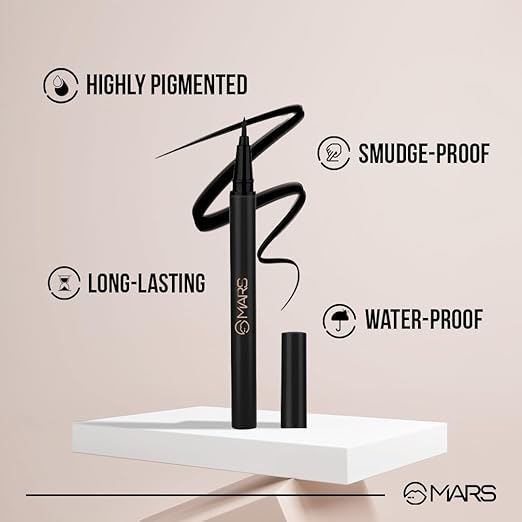 MARS City Stroke Charming Eyes Liquid Eyeliner - 04 Black
