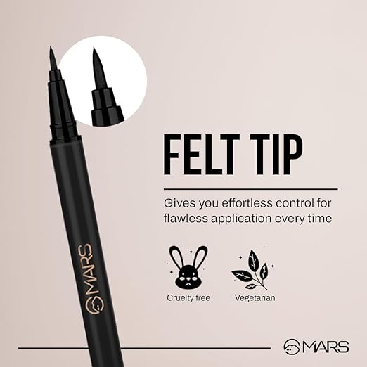 MARS City Stroke Charming Eyes Liquid Eyeliner - 04 Black