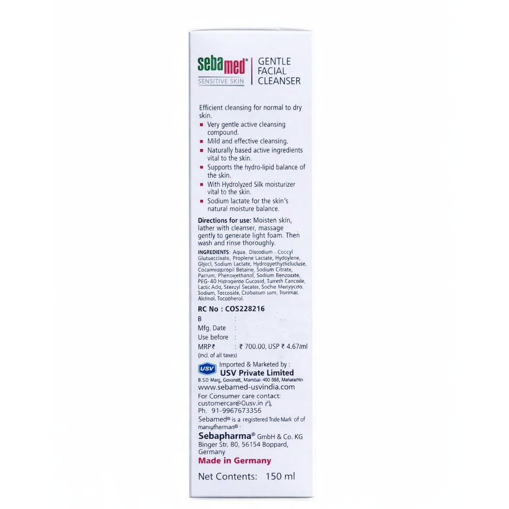 Sebamed Gentle Facial Cleanser for Dry Skin 150ML