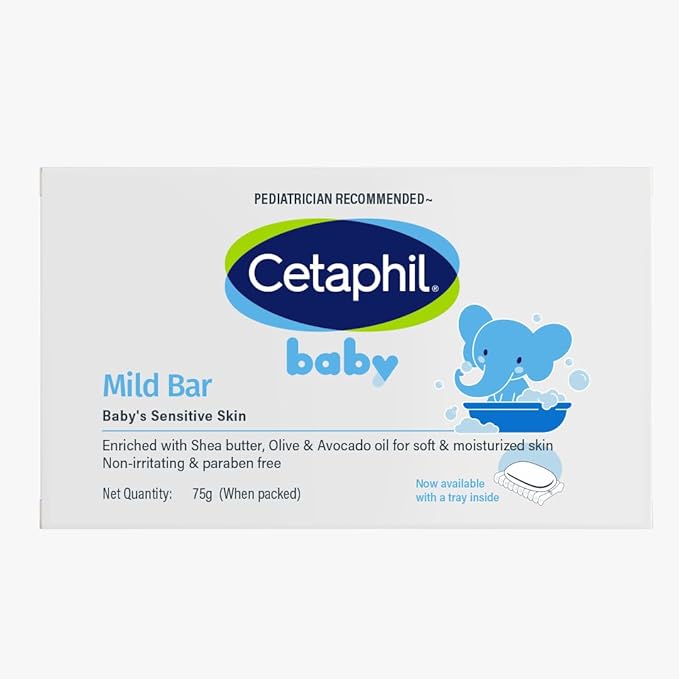 Cetaphil Baby Mild Cleansing Bar for Newborns & Babies 75 gm