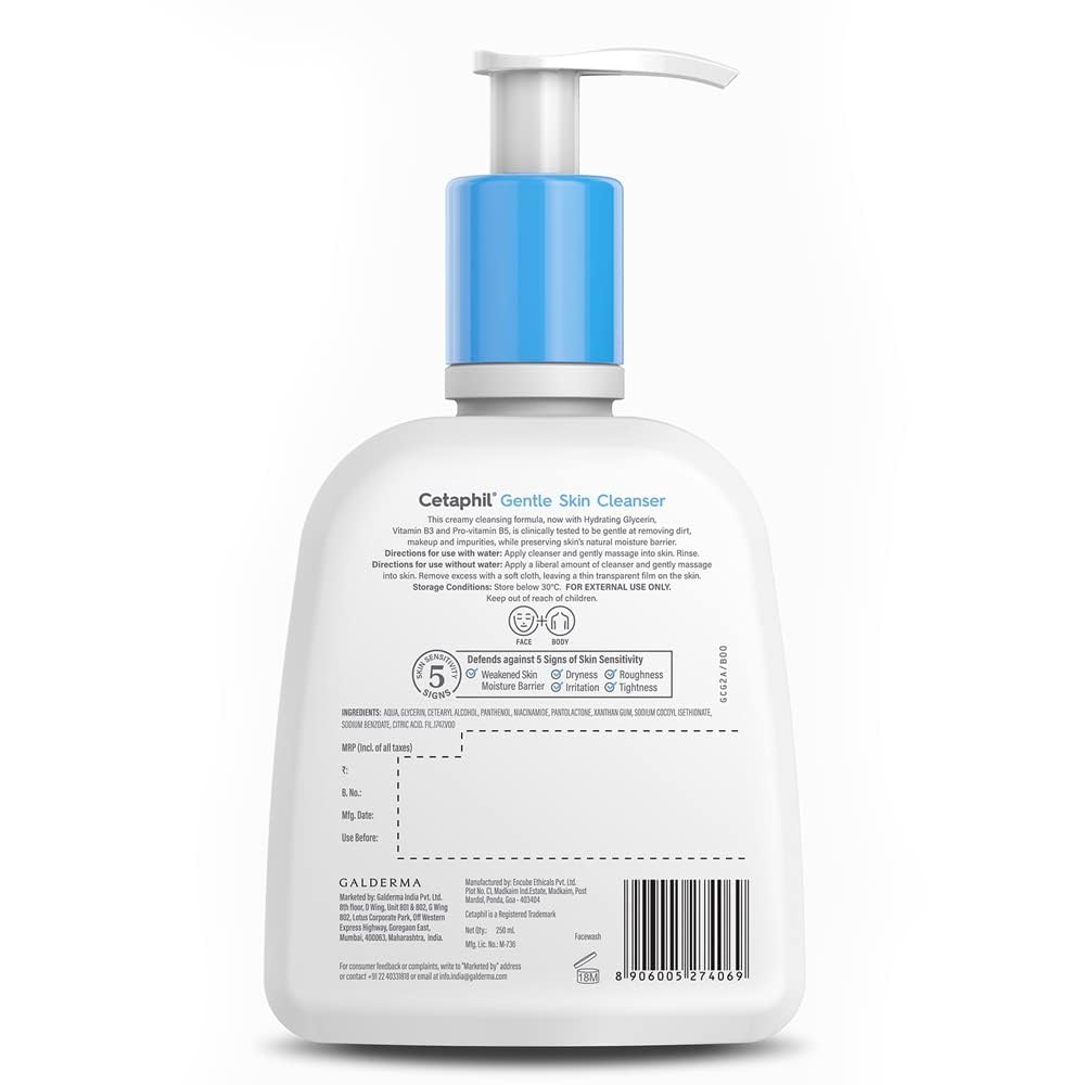 Cetaphil -  Gentle Skin Cleanser Bottle of 250ML