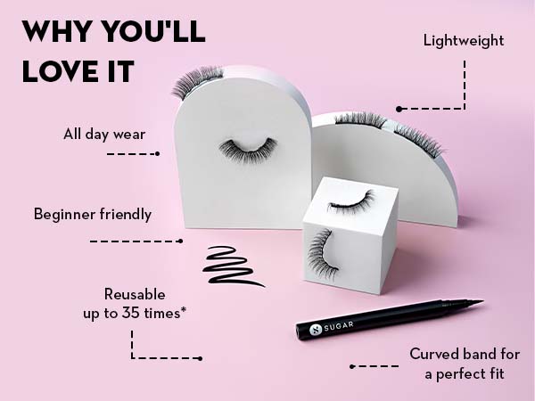 Sugar Maximeyes Drama Magnetic Lashes & Eyeliner