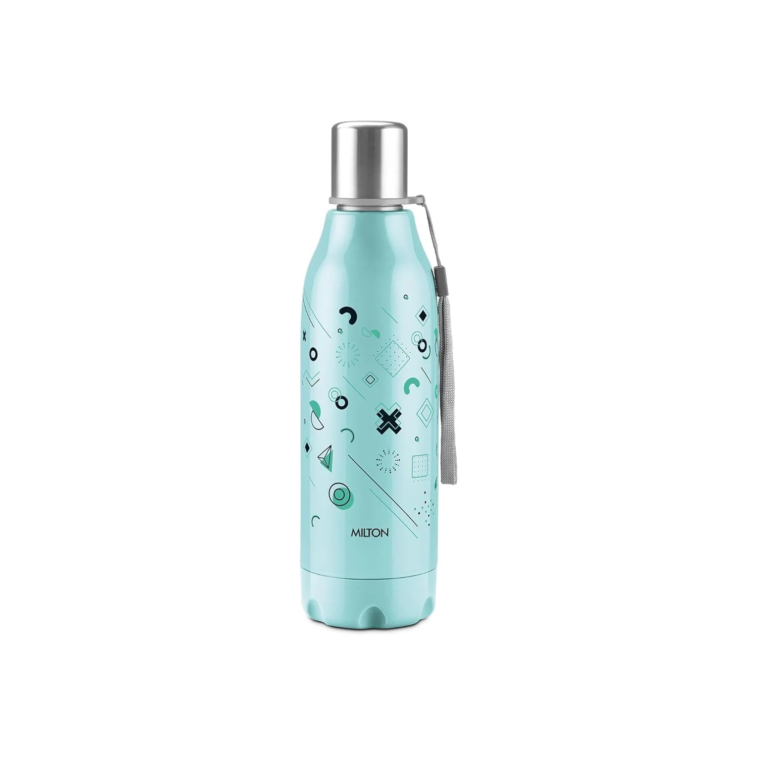 Milton Steel Linear Insulated Water Bottle Aqua Green 580ML