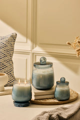 Doft Cosmic Hues - Lid Jar Candle | Blue | Balmy Bergamot