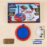 Kriiddaank Spiderman Pottery Wheel Modeling Set for Kids