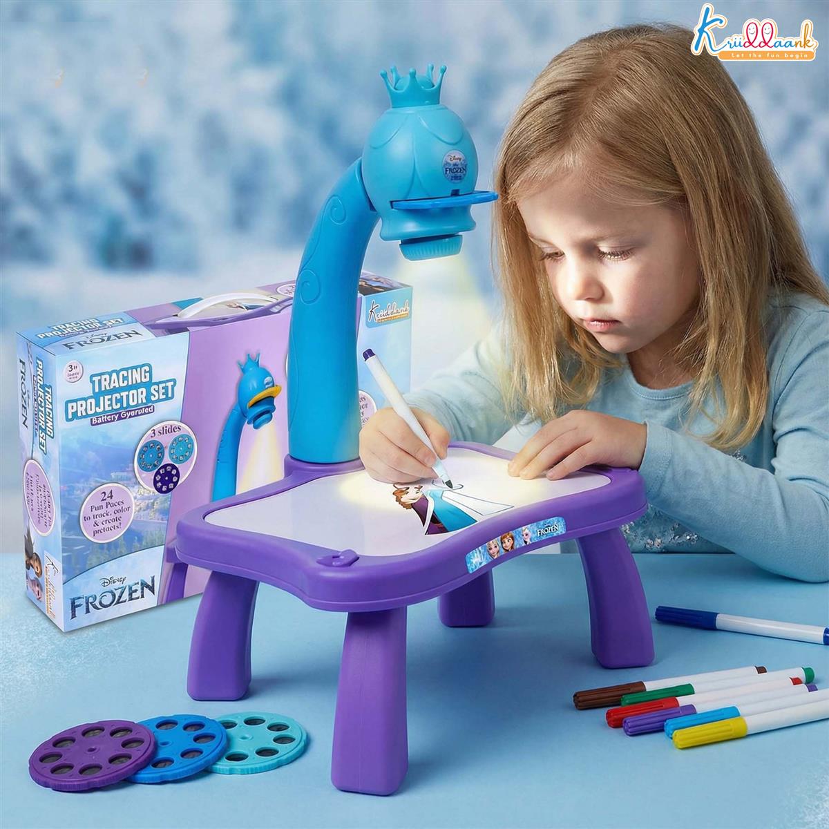 Kriiddaank Frozen Tracing Projector for Kids