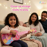 Kriiddaank Disney Princess Theme Big Guitar Toy for Girls