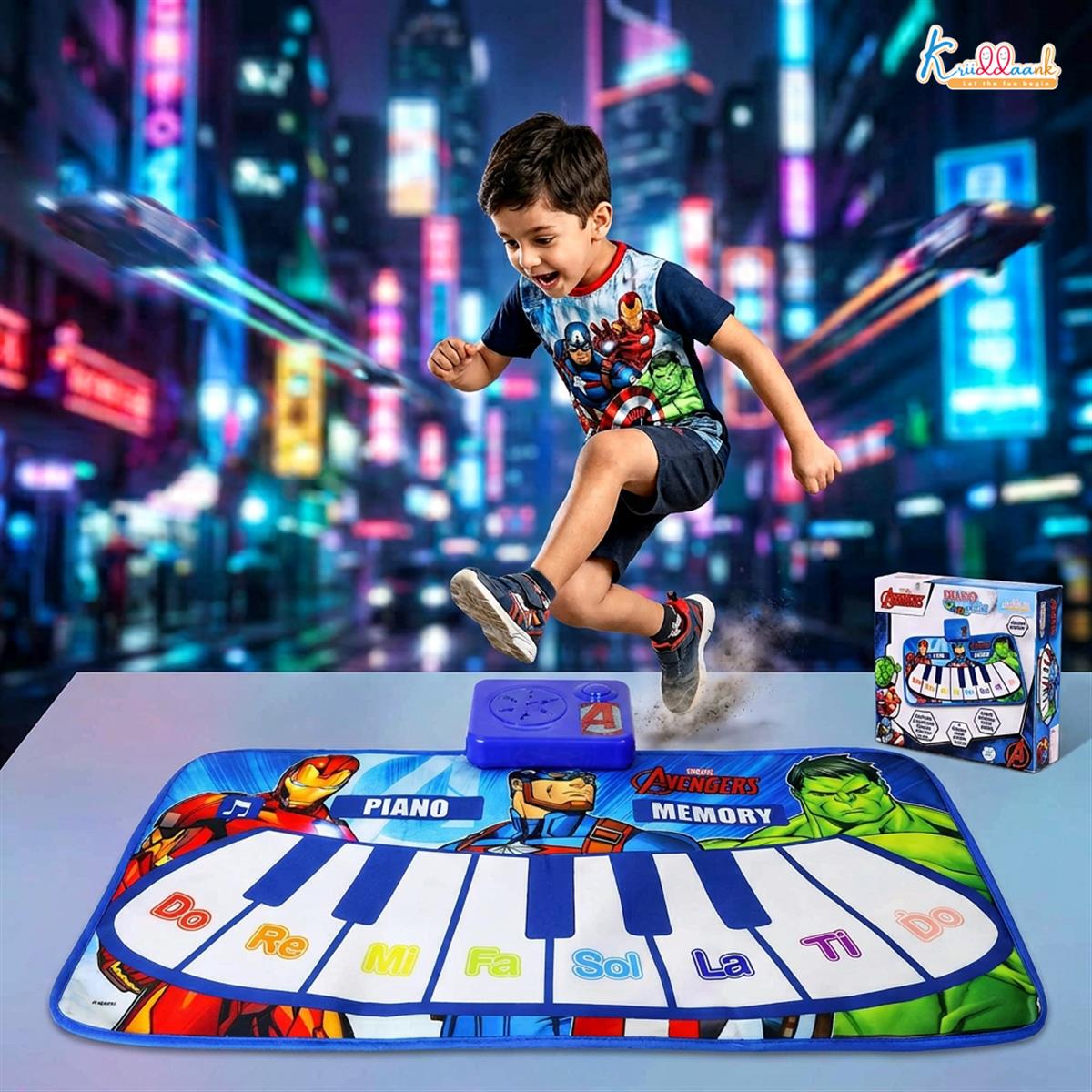 Kriiddaank Marvel Avengers Theme Piano Mat