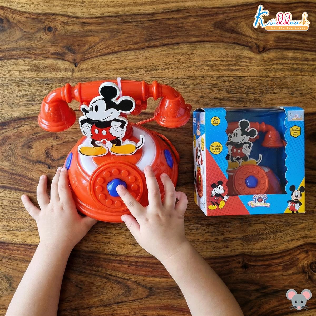 Kriiddaank Mickey Mouse Talking Telephone Toy for Kids