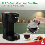 Wonderchef Veneto Brew Coffee Machine Black 600ml