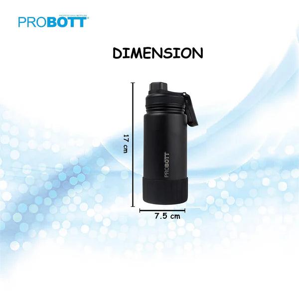 Probott Class water bottle Black 360ml