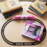 Kriiddaank Disney Princess Train Set for Girls- 11 Piece Pink