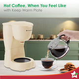 Wonderchef Veneto Brew Coffee Machine Beige 600ml