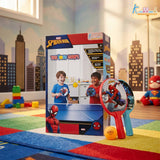 Kriiddaank Spiderman Tiny Pong Champs - Paddle Racket Set with Ball for Kids