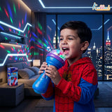 Kriiddaank Spiderman Musical Karaoke Microphone for Kids with Rotating Disco Lights & Projector
