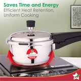 Wonderchef Venice Stainless-steel Pressure Cooker | Outer Lid - 2L