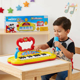 Kriiddaank Mickey Mouse Theme Junior Musician Piano & Drum Set for Kids