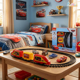 Kriiddaank Disney Pixar Cars Train Set- 11 Piece