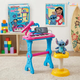 Kriiddnnak Disney Stitch Theme Little Pianist Keyboard Set for Kids