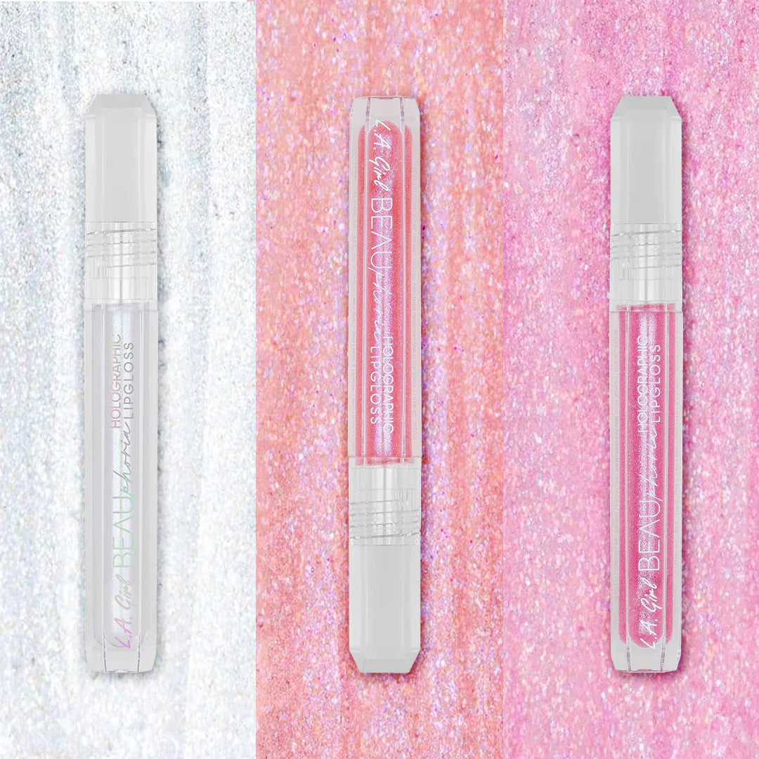 L.A. Girl BeauPhoria 3Pc Holographic Lipgloss Set