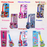 Kriiddaank Mattel Barbie Theme Big Guitar Toy for Kids - Pink