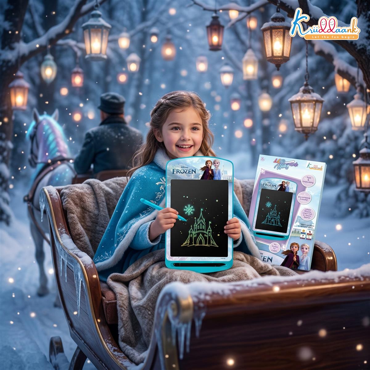 Kriiddaank Frozen 10.5 Inch LCD Writing Tablet,