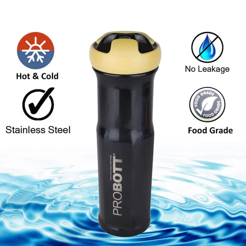 Probott Swipe Stainless Steel Water Bottle 600ml
