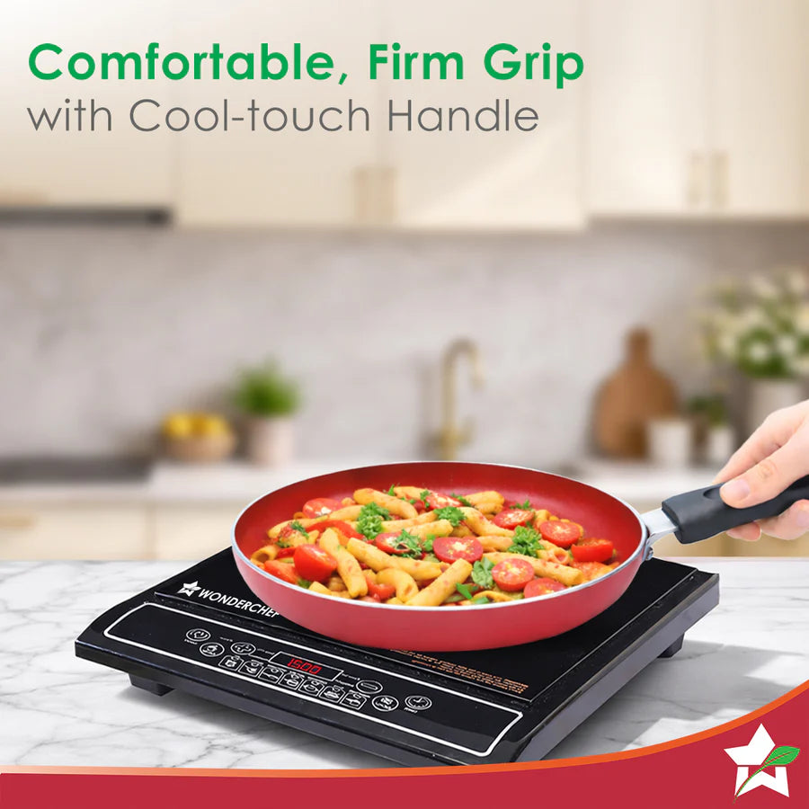 Wonderchef Valencia Non-stick Cookware Set - Red