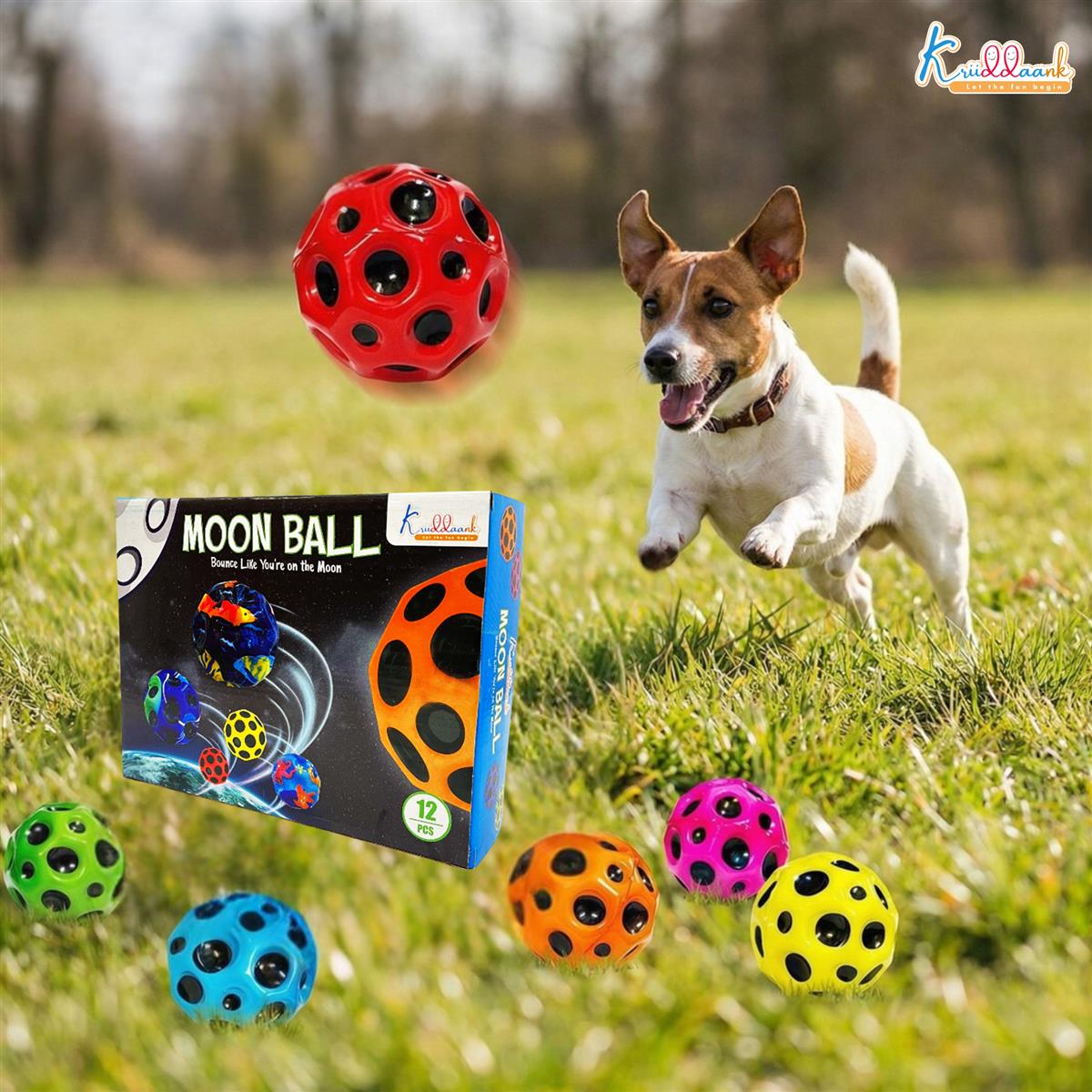 Kriiddaank Moon Ball Pack of 12