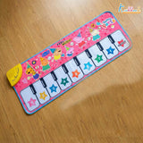 Kriiddaank Peppa Pig Piano Music Play Mat for Kids - 8 Keys & 3 Function Modes