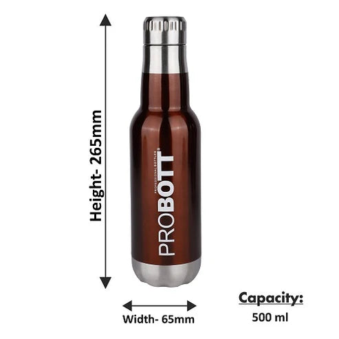 Probott Magnum Hot & Cold Stainless Steel Water Bottles 500ml