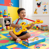 Kriiddaank Disney Mickey Mouse Theme Musical Guitar for Toddlers & Kids Red