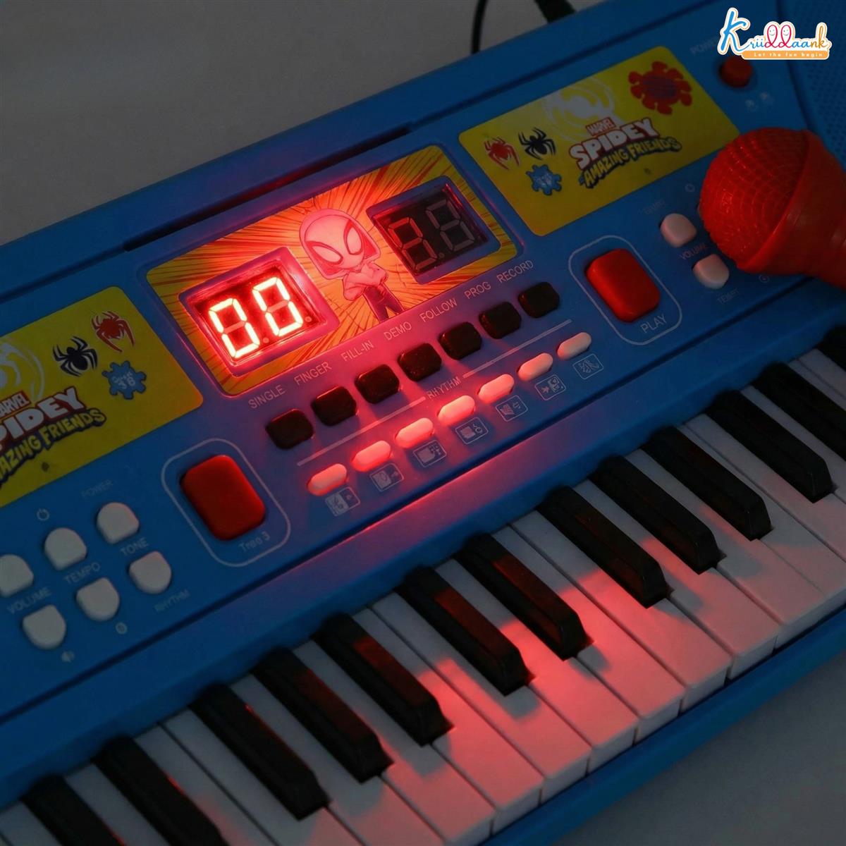 Kriiddaank Spiderman Keyboard Piano for Kids - 50 Keys