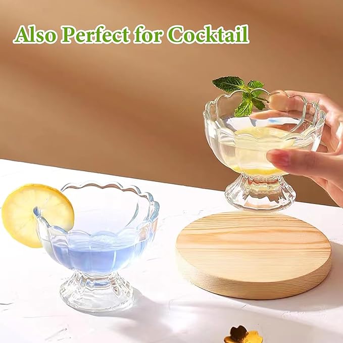 Milton Floral Ice Cream Bowl 6pcs set 150ML