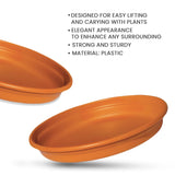 Milton Blossom Mate Tray 3 Terracotta Brown