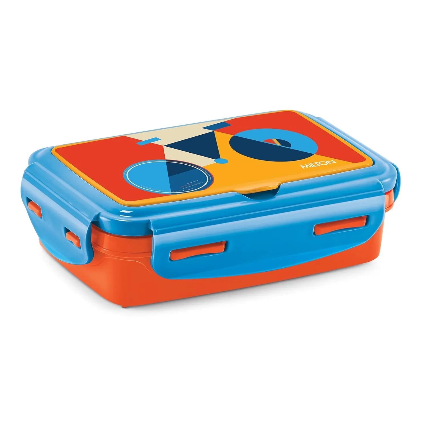 Milton Flavour Inner Stainless Steel Tiffin Box Orange
