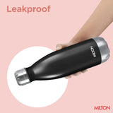 Milton Duo Dlx Water Bottle Black 350ML