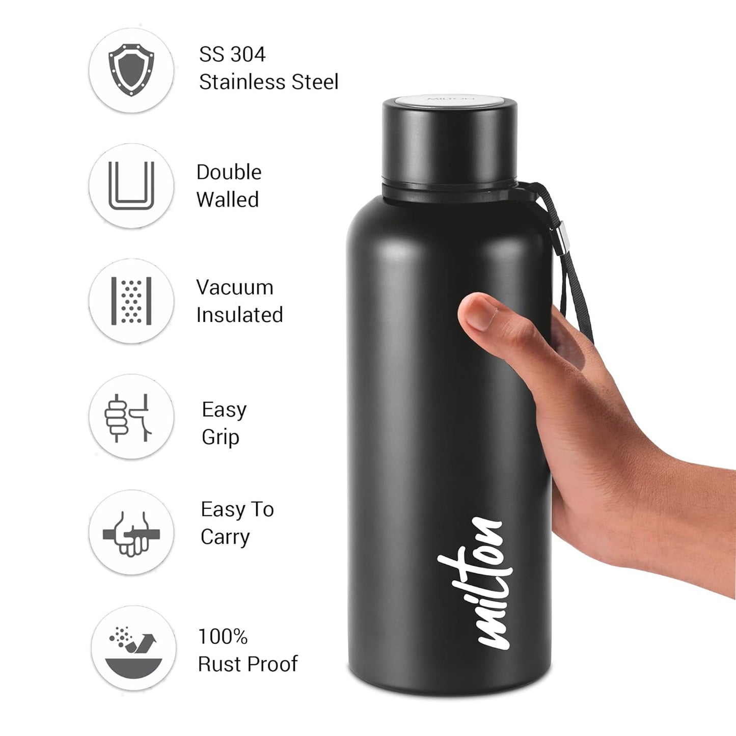Milton 3D Personalized Aura Thermosteel Bottle