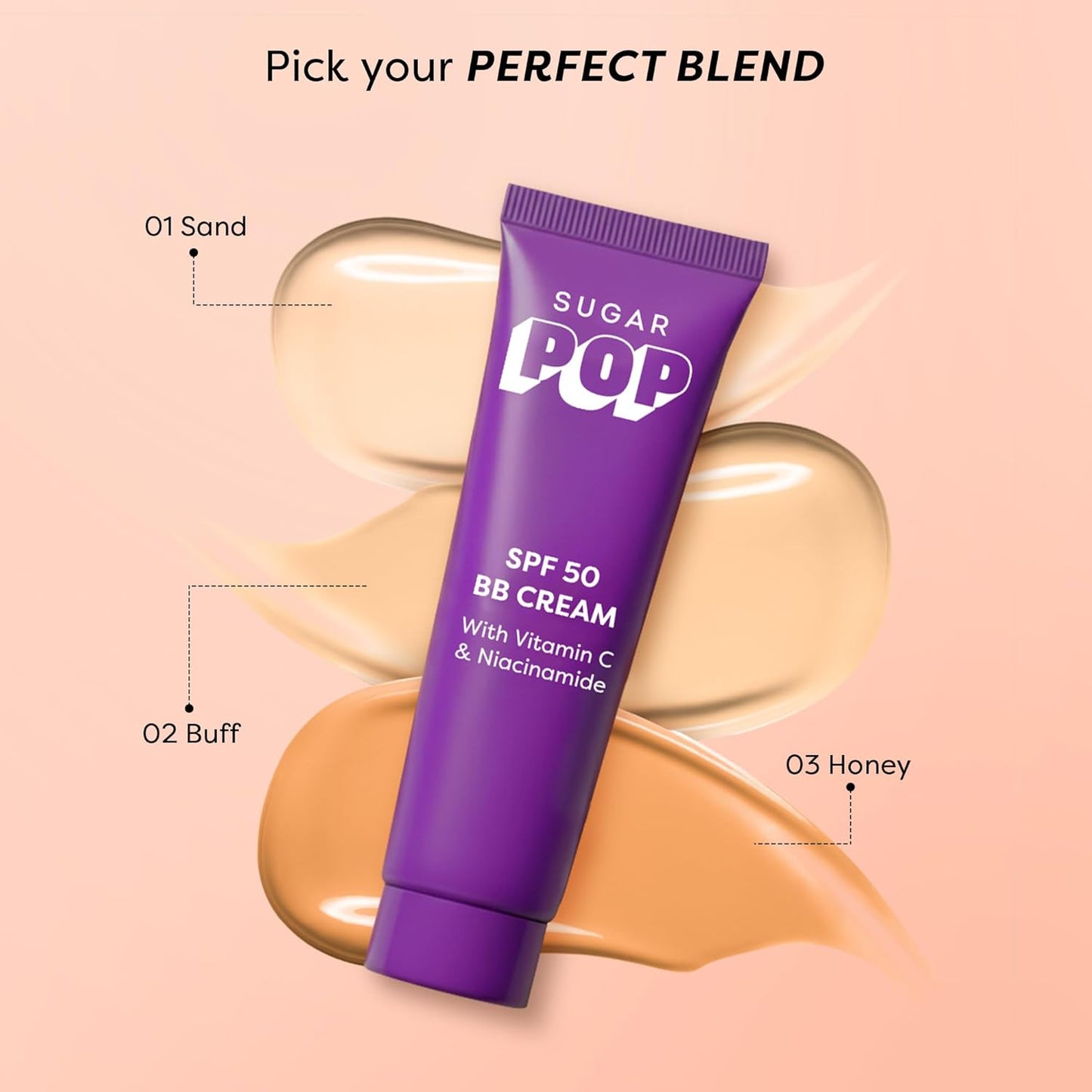 Sugar POP SPF 50 BB Cream with Vitamin C & Niacinamide