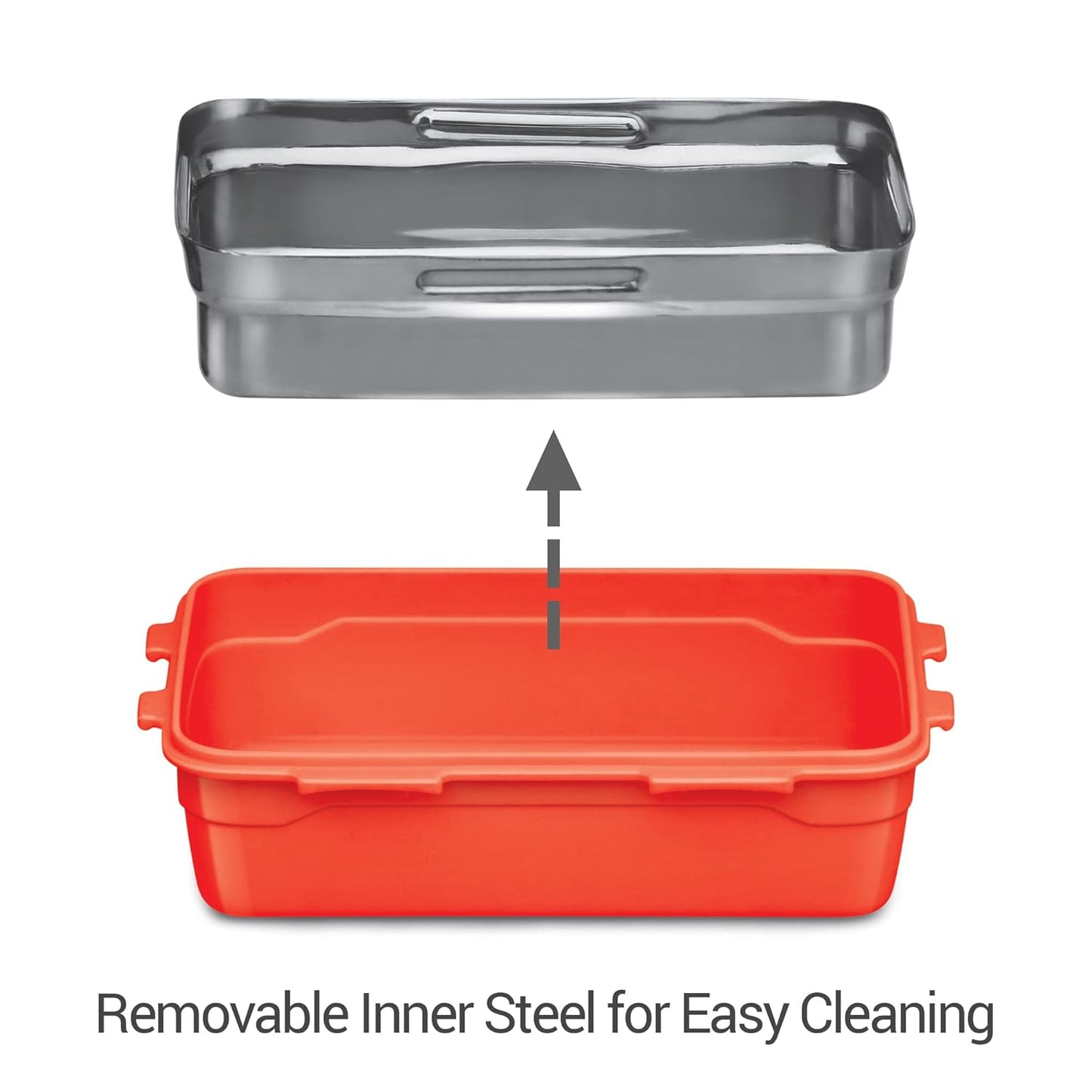Milton Mini Fun Treat Steel Tiffin Red