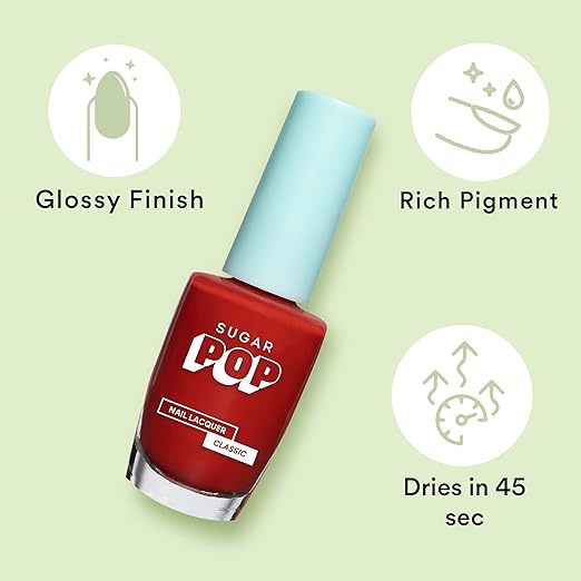 Sugar Nail Lacquer Classic Red Rum