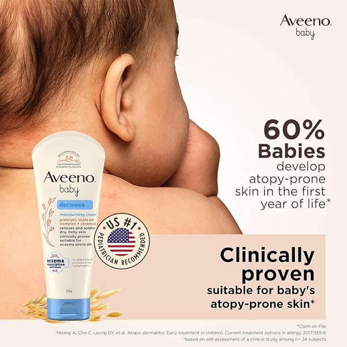 Aveeno Baby Dermexa Moisturising Cream - 100gm