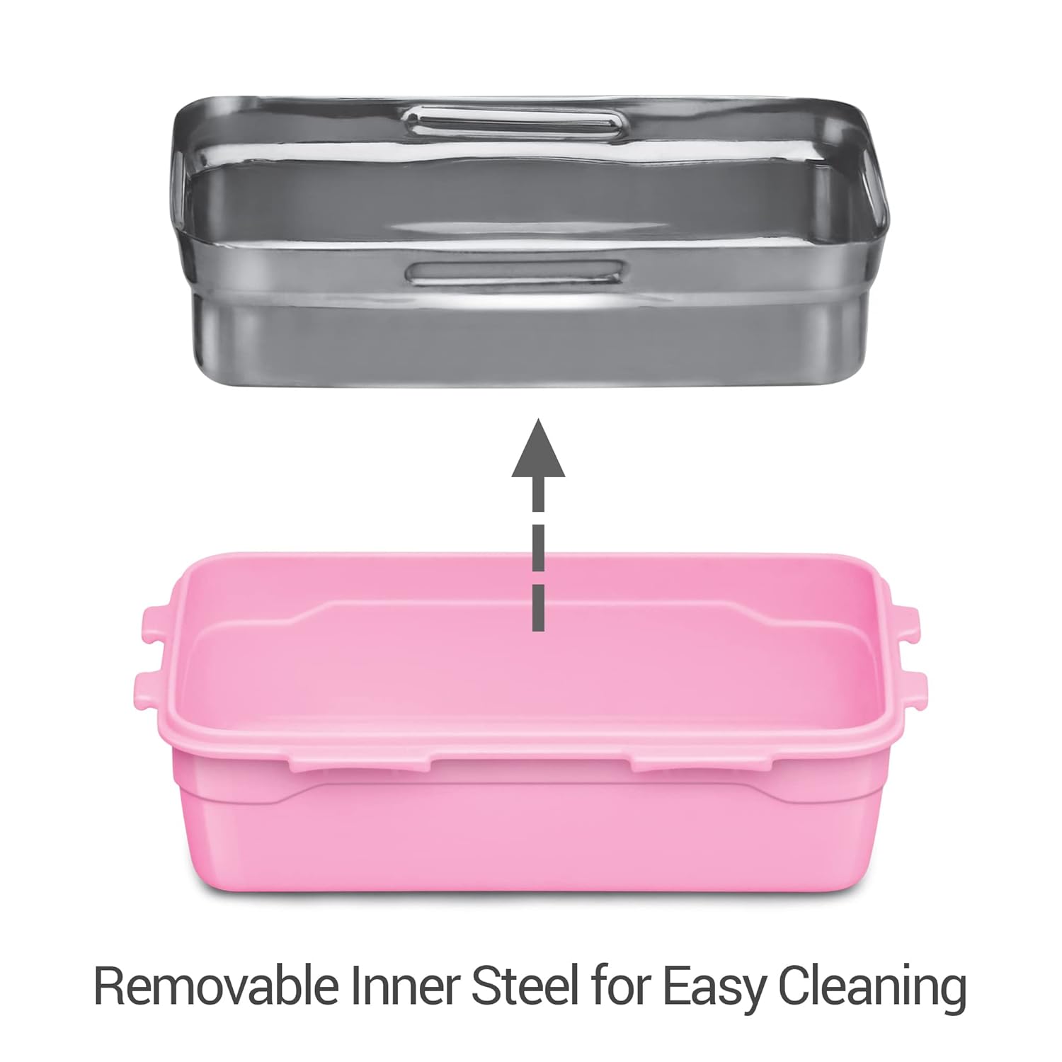 Milton Mini Fun Treat Steel Tiffin Pink