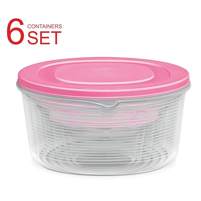 Milton Store It Storage Pink 6pcs set