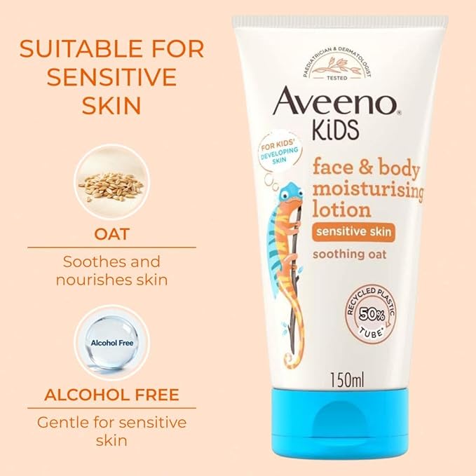 Aveeno Baby Kids Face & Body Moisturising Lotion - 150ML