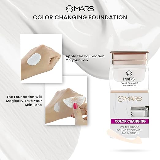 Mars Color Changing Full Coverage Foundation F096 (20g) | Waterproof