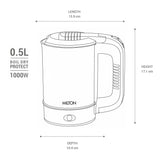 Milton Electric Travel Kettle Silver 500ML