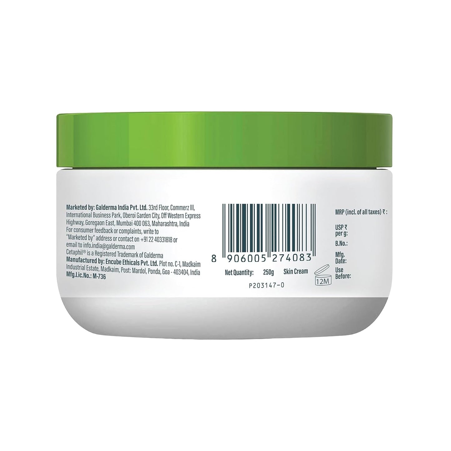 Cetaphil Moisturising Cream for Face & Body,Dry to Normal skin, 250 gm